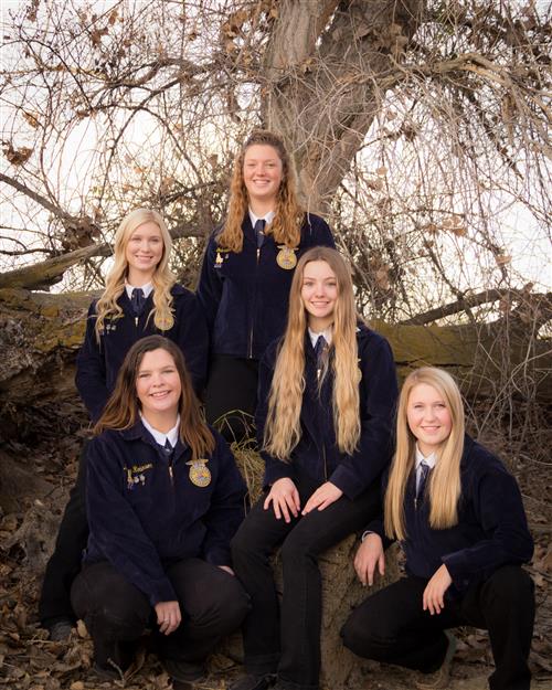 Notus FFA Chapter Officers 2021-2022